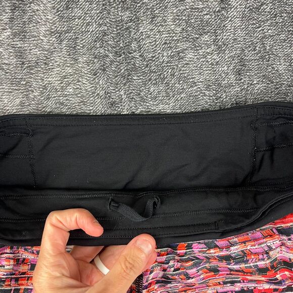 Lululemon Speed Up Short 2.5" Inseam Brief Lined Flash Pleat Orange Women's 6 - Picture 3 of 11